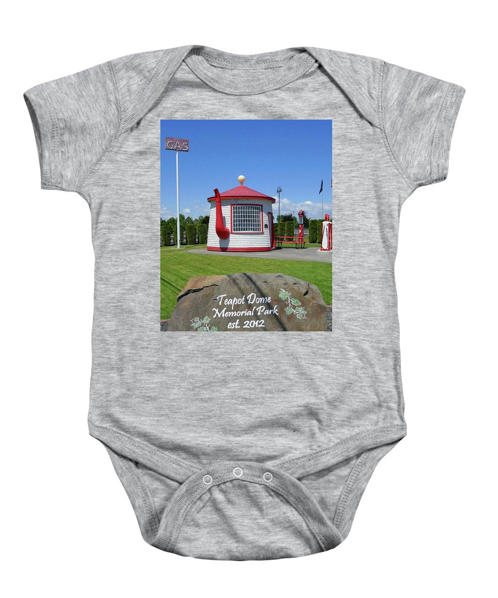 Teapot Dome Memorial Park - Baby Onesie - Fry1Productions