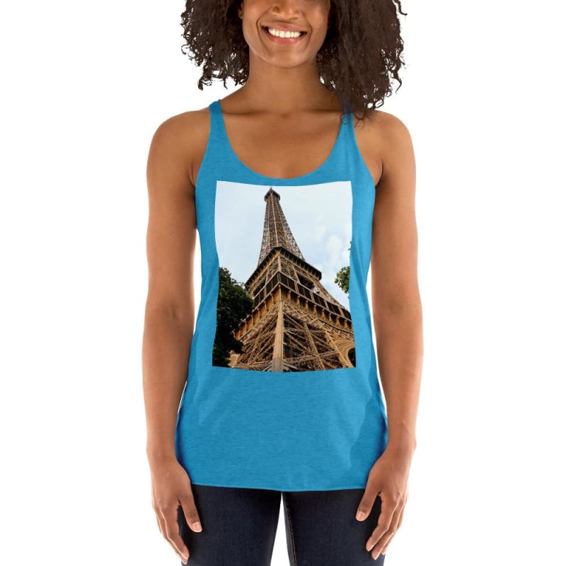 Tower of Love - Women's Racerback Tank Top - Fry1Productions