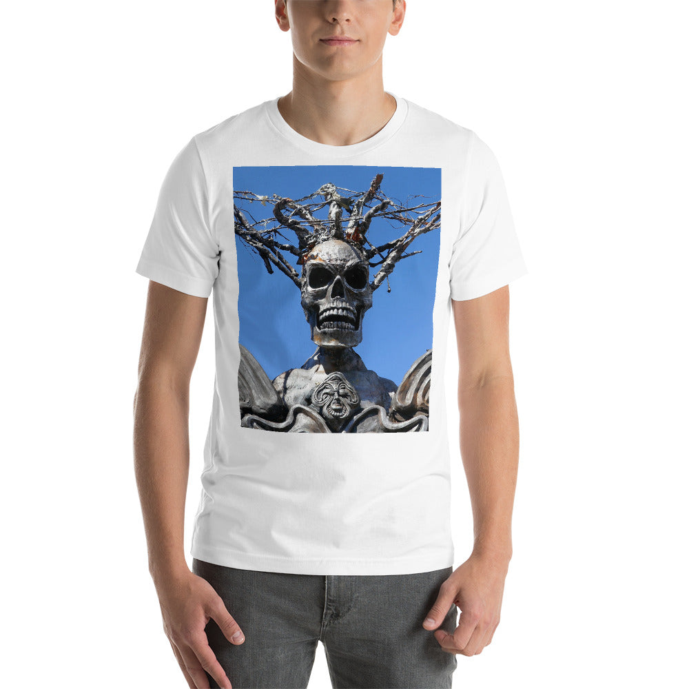 "Skull Warrior Stare" - Unisex Premium T-Shirt - Fry1Productions