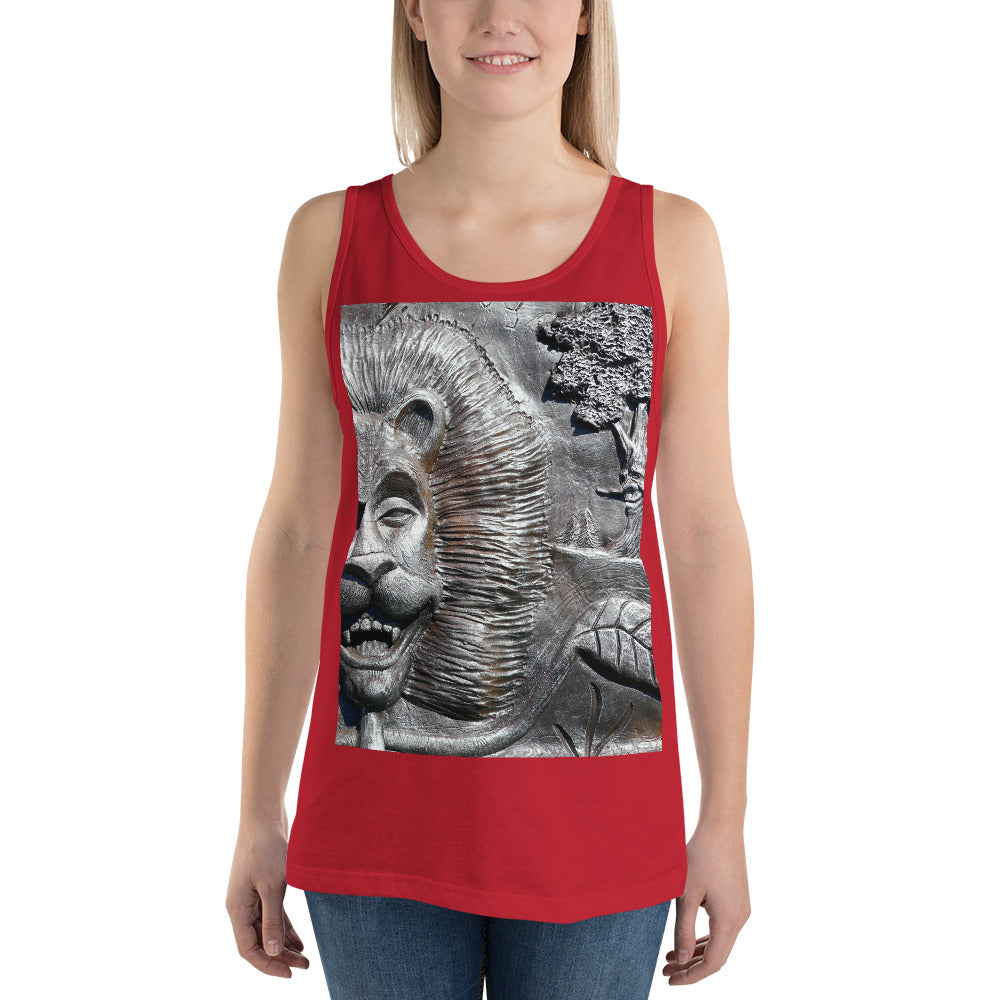 "Lion's Friends Forever v3" - Unisex Premium Tank Top - Fry1Productions