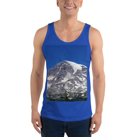 "Majestic Mt. Rainier" - Unisex Premium Tank Top - Fry1Productions