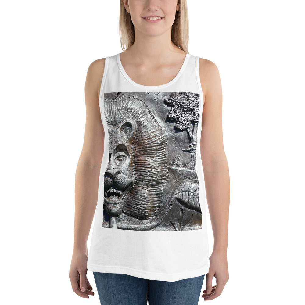 "Lion's Friends Forever v3" - Unisex Premium Tank Top - Fry1Productions