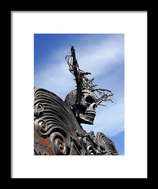 Skull Warrior - Framed Print - Fry1Productions