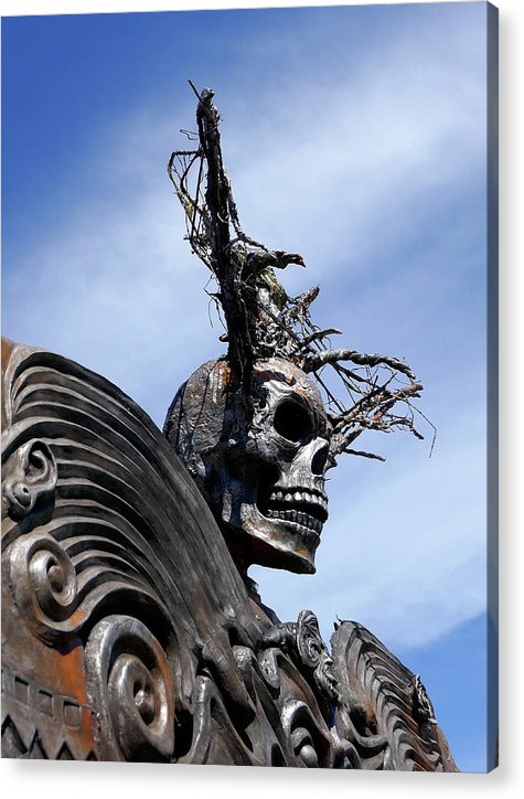 Skull Warrior - Acrylic Print - Fry1Productions