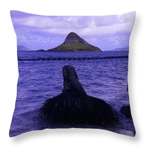 Wade To Chinaman's Hat - Throw Pillow - Fry1Productions