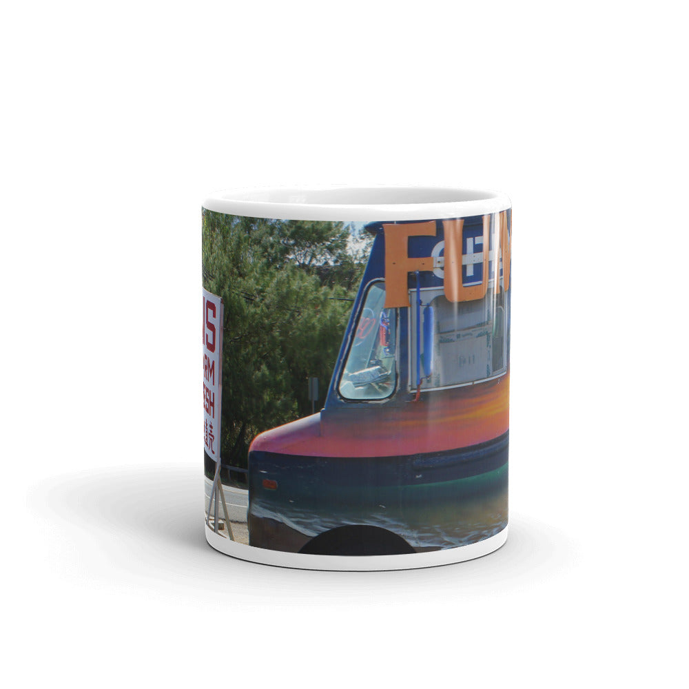 Aloha Keanu - 11 oz Ceramic white glossy mug - Fry1Productions