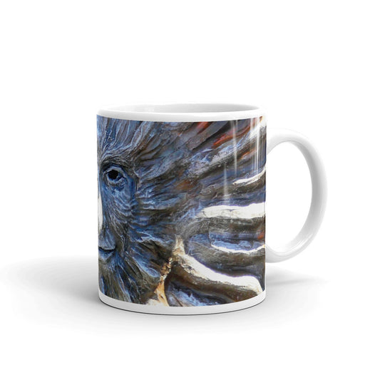Sun God - 11 oz Ceramic white glossy mug - Fry1Productions