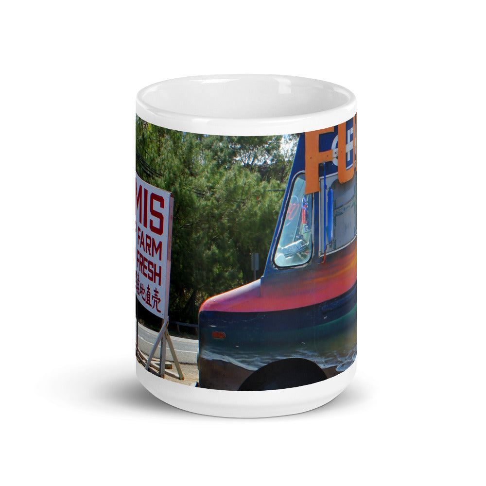 Aloha Keanu - 15 oz Ceramic white glossy mug - Fry1Productions