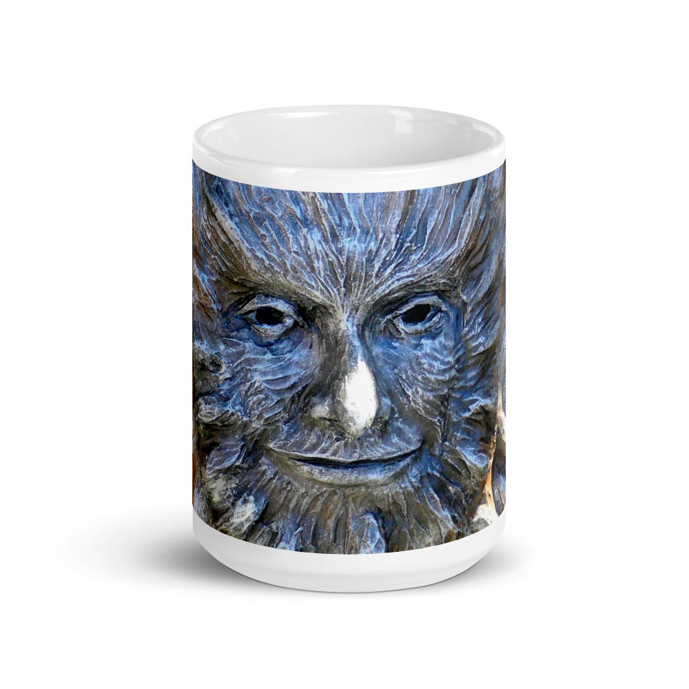 Sun God - 15 oz Ceramic white glossy mug - Fry1Productions