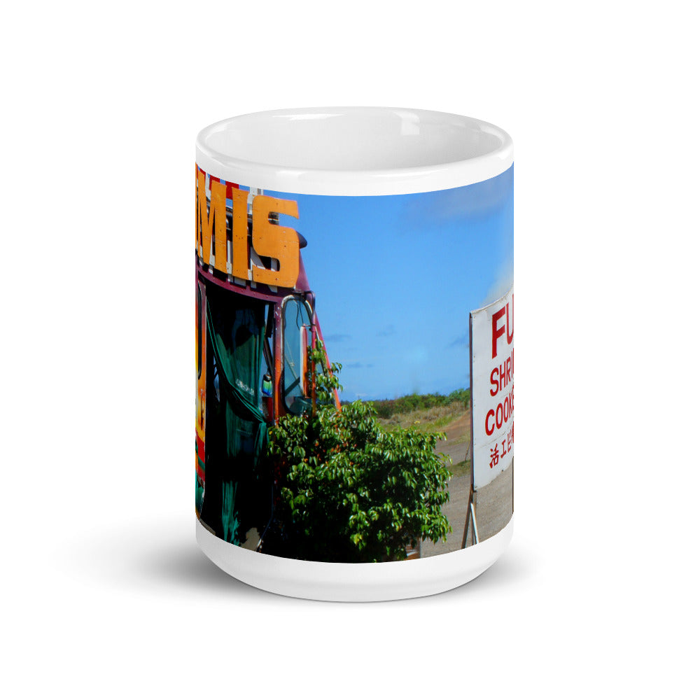 Kaulana Delights - 15 oz Ceramic white glossy mug - Fry1Productions