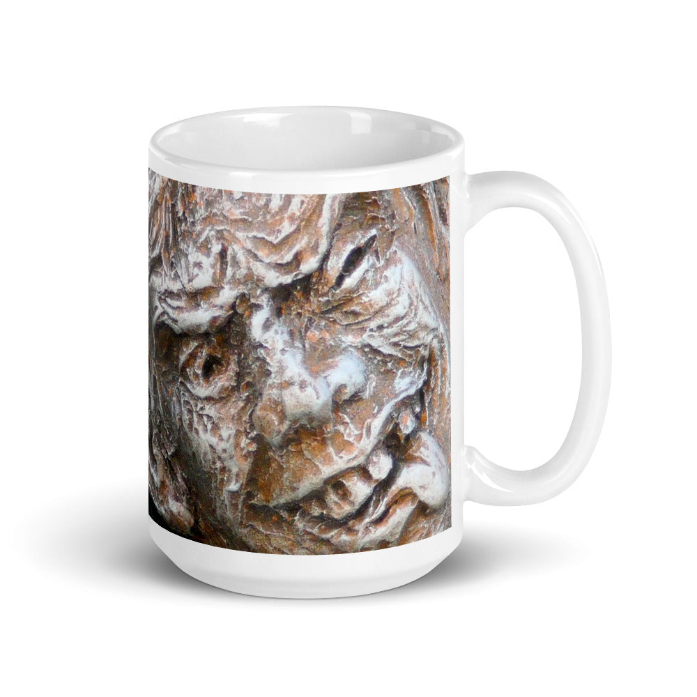 Waiting for the King - 15 oz Ceramic white glossy mug - Fry1Productions