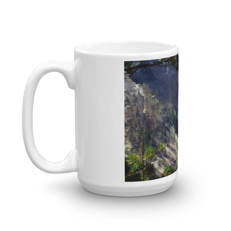 Yellowstone's Splendor - 11 oz and 15 oz Ceramic Coffee Mugs - Fry1Productions