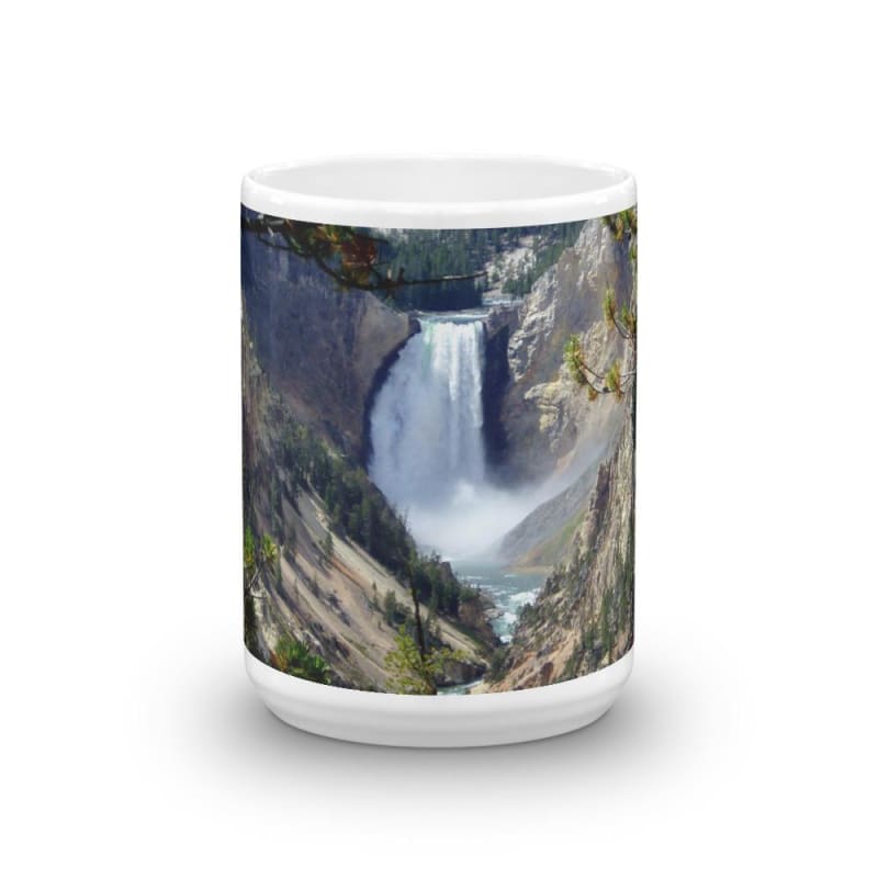 Yellowstone's Splendor - 11 oz and 15 oz Ceramic Coffee Mugs - Fry1Productions