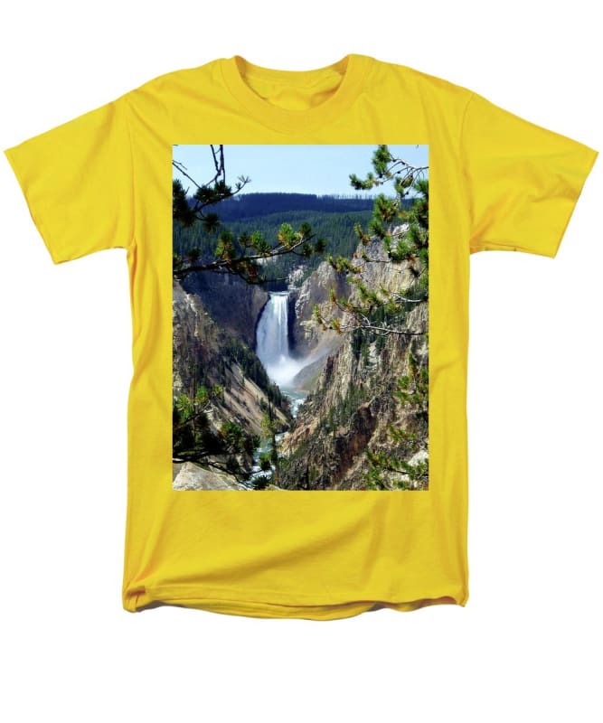 Yellowstone's Splendor - Men's T-Shirt  (Regular Fit) - Fry1Productions