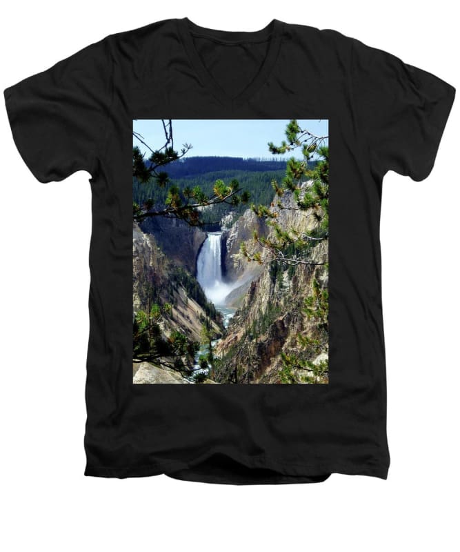 Yellowstone's Splendor - Men's V-Neck T-Shirt - Fry1Productions