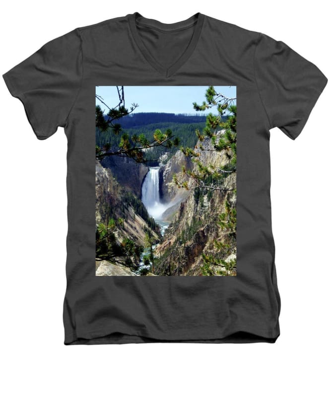 Yellowstone's Splendor - Men's V-Neck T-Shirt - Fry1Productions
