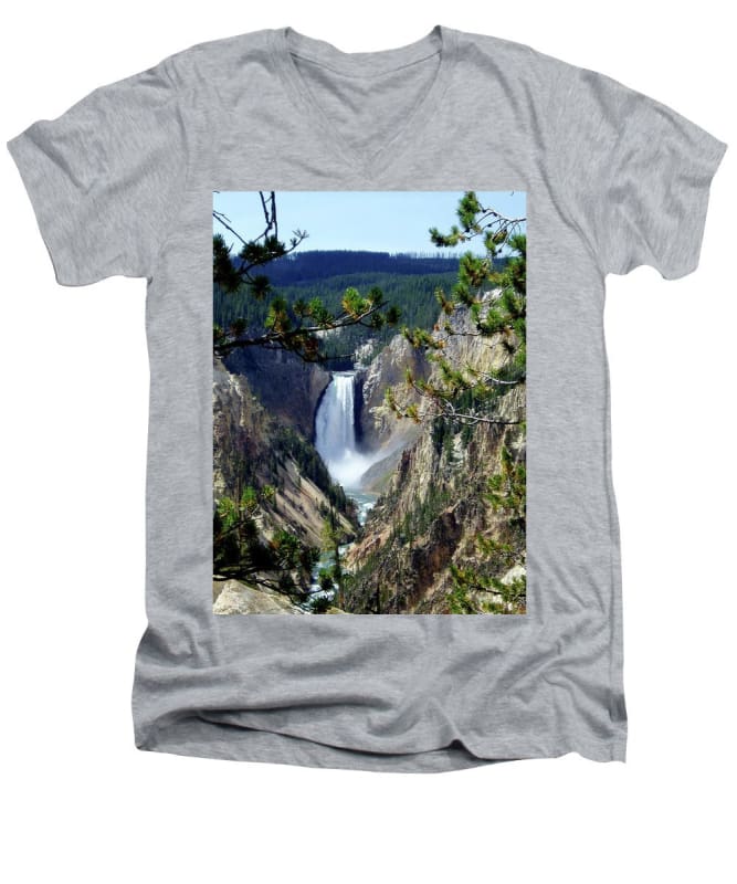Yellowstone's Splendor - Men's V-Neck T-Shirt - Fry1Productions