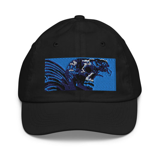 Skull Warrior (Color) - Youth Baseball Cap - Fry1Productions